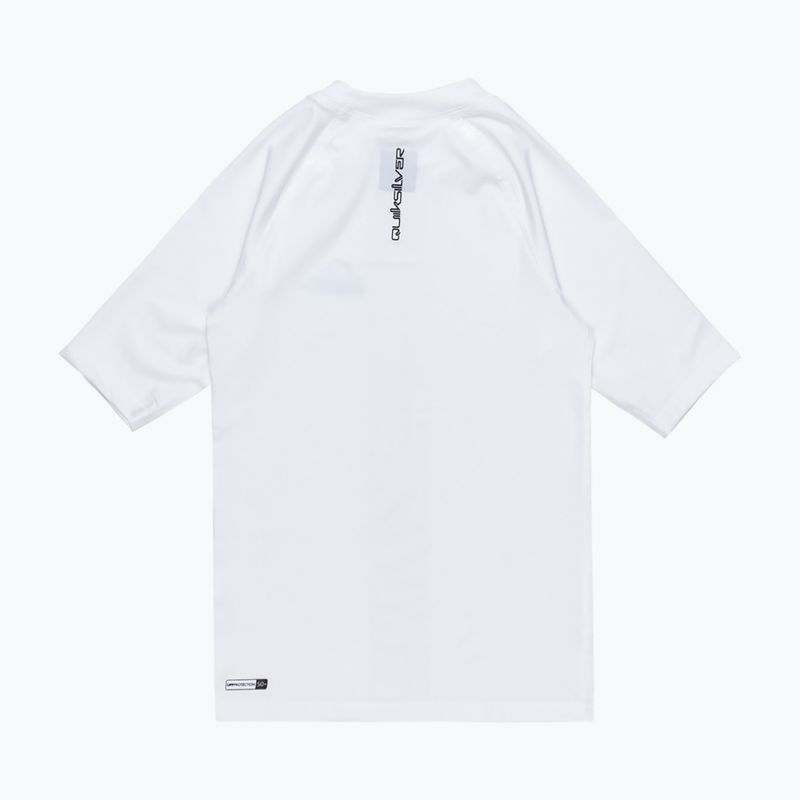 Quiksilver Everyday UPF50 weißes Junior-Schwimmhemd 2