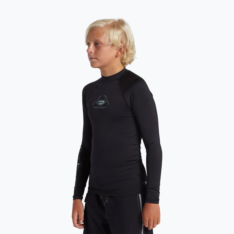 Quiksilver Saturn UPF50 schwarz Junior Schwimmen Longsleeve 2