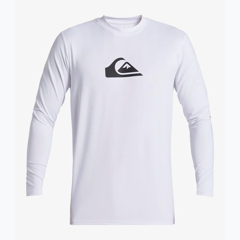 Herren Quiksilver Everyday Surf Tee weiß schwimmen Longsleeve 5