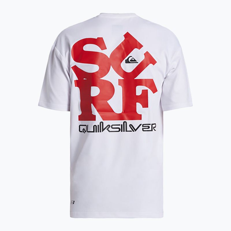 Quiksilver Everyday Surf Tee weiß/schwarz Kinder-Schwimm-Shirt 7