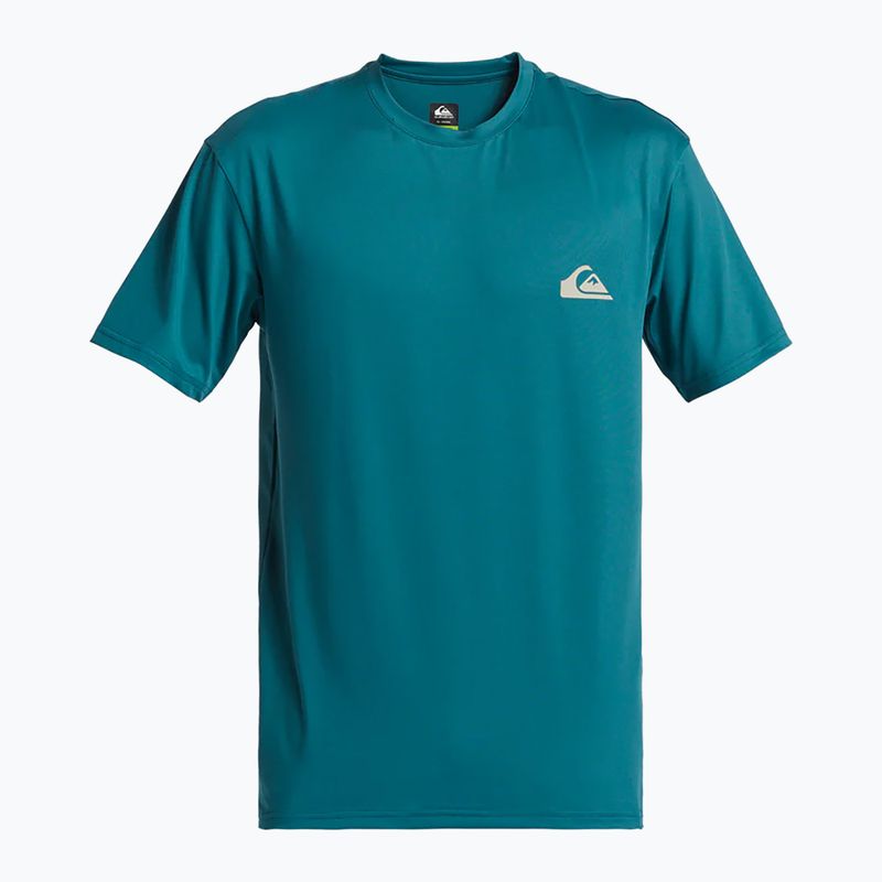 Herren Quiksilver Everyday Surf Tee koloniales blaues Schwimmshirt 5