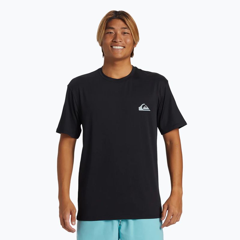 Quiksilver Everyday Surf Tee schwarzes Herren-Badeshirt