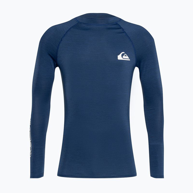 Schwimm Longsleeve  Herren Quiksilver Everyday UPF50 monaco blue heather