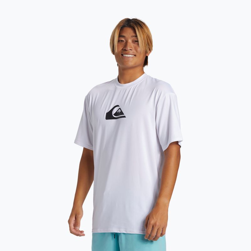 Herren Quiksilver Everyday Surf Tee weißes Schwimmshirt 3