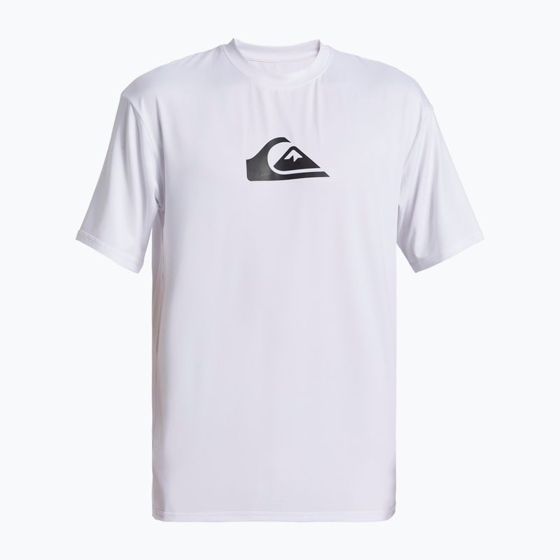 Herren Quiksilver Everyday Surf Tee weißes Schwimmshirt 5