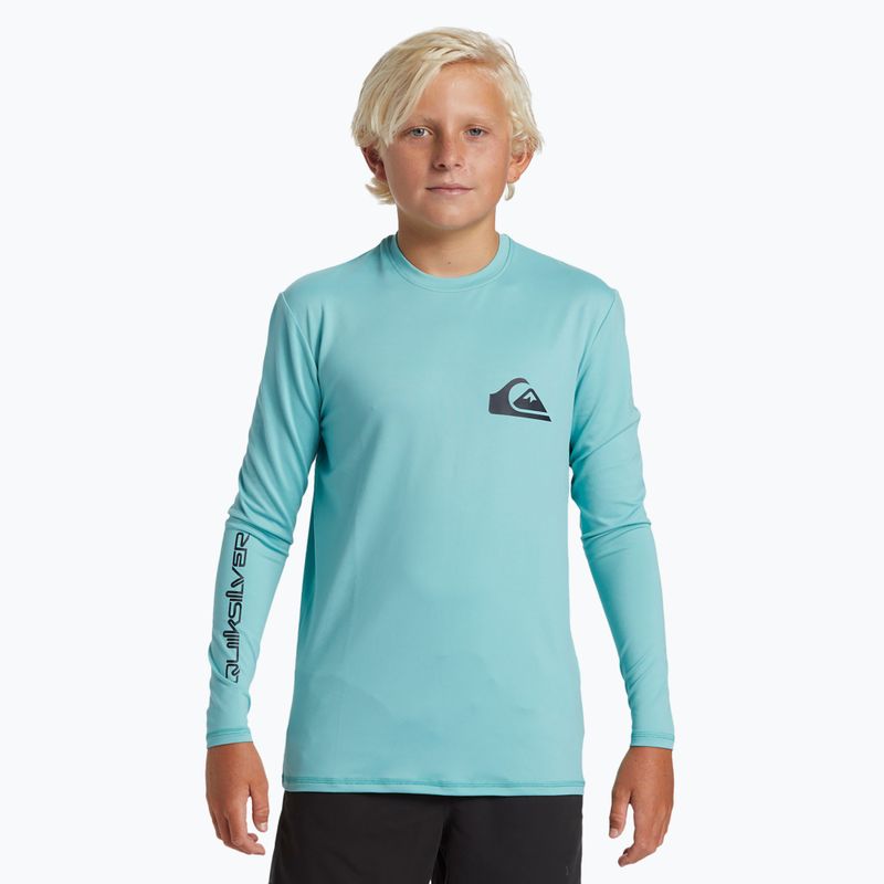 Quiksilver Surf Tee marineblau Kinder Schwimmen Longsleeve