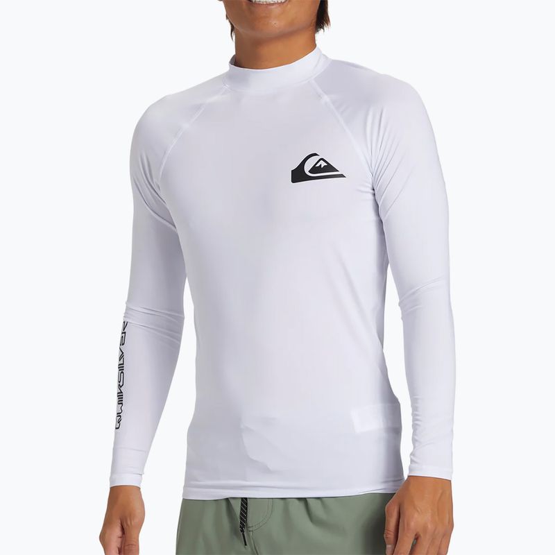 Schwimm Longsleeve  Herren Quiksilver Everyday UPF50 white 4