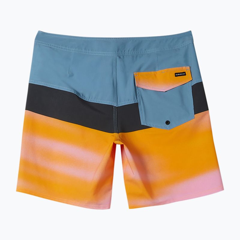 Herren Quiksilver Surfsilk Panel 18 Prisma rosa schwimmen Shorts 2