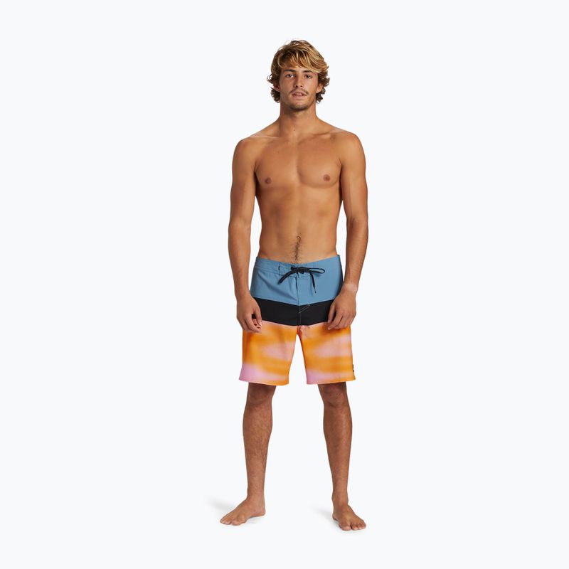 Herren Quiksilver Surfsilk Panel 18 Prisma rosa schwimmen Shorts 4