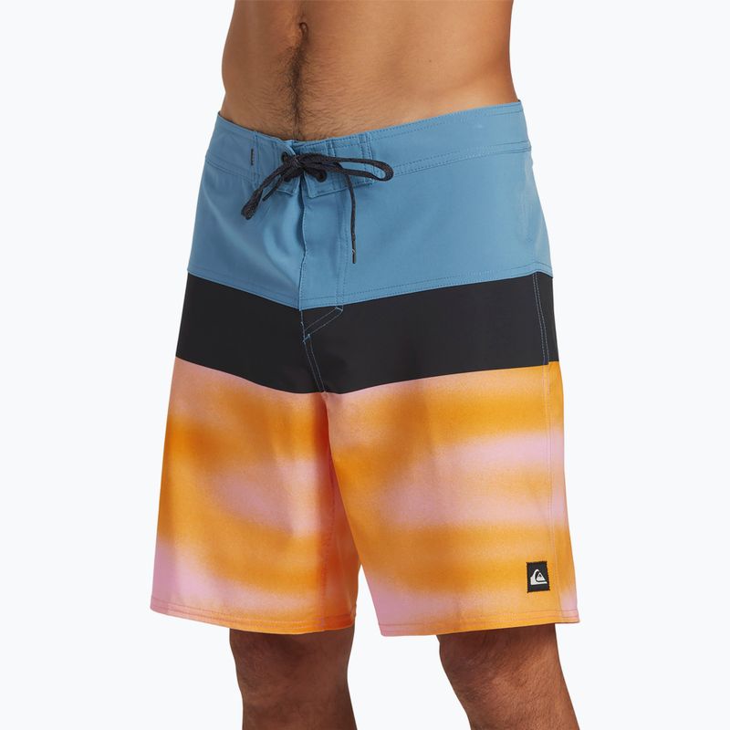 Herren Quiksilver Surfsilk Panel 18 Prisma rosa schwimmen Shorts 6