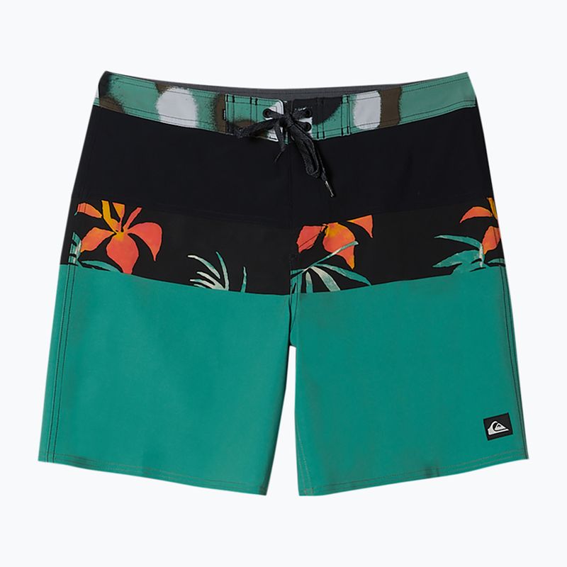 Herren Quiksilver Surfsilk Panel 18 Schwimmen Shorts schwarz