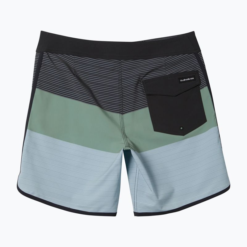 Herren Quiksilver Surfsil Tijuana 18 Schwimmen Shorts schwarz 2