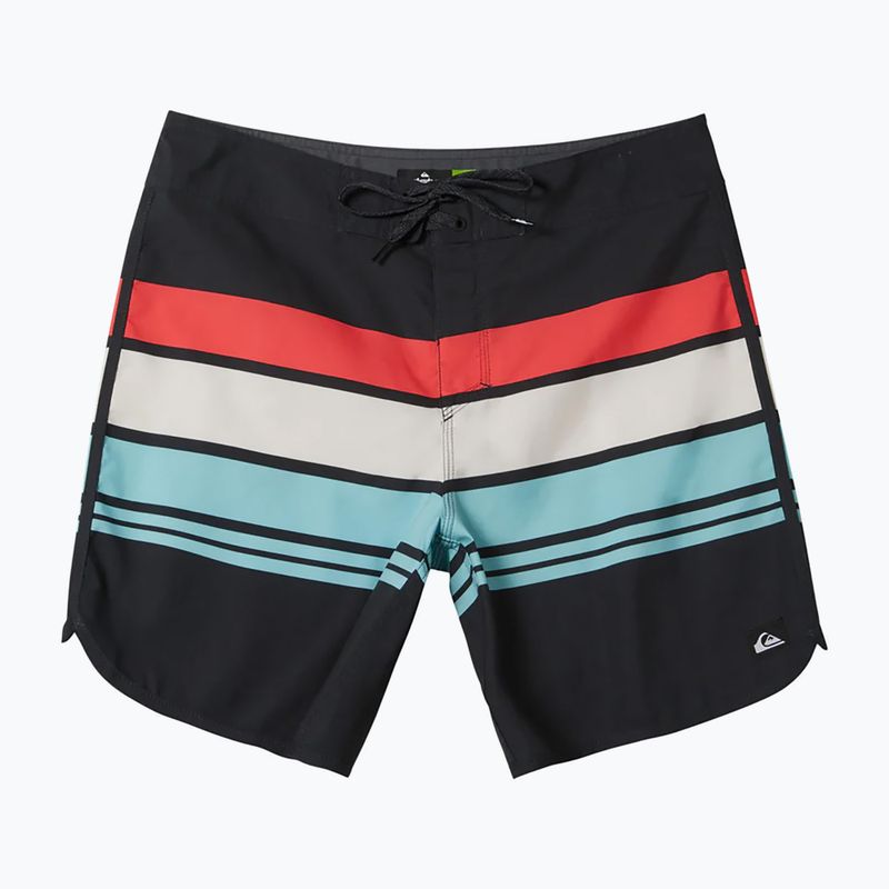 Herren Quiksilver Everyday Stripe 19 schwarz Schwimmen Shorts