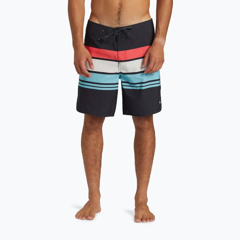 Herren Quiksilver Everyday Stripe 19 schwarz Schwimmen Shorts 3