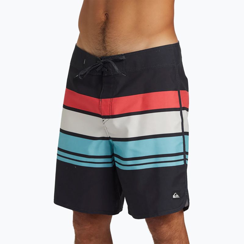 Herren Quiksilver Everyday Stripe 19 schwarz Schwimmen Shorts 6