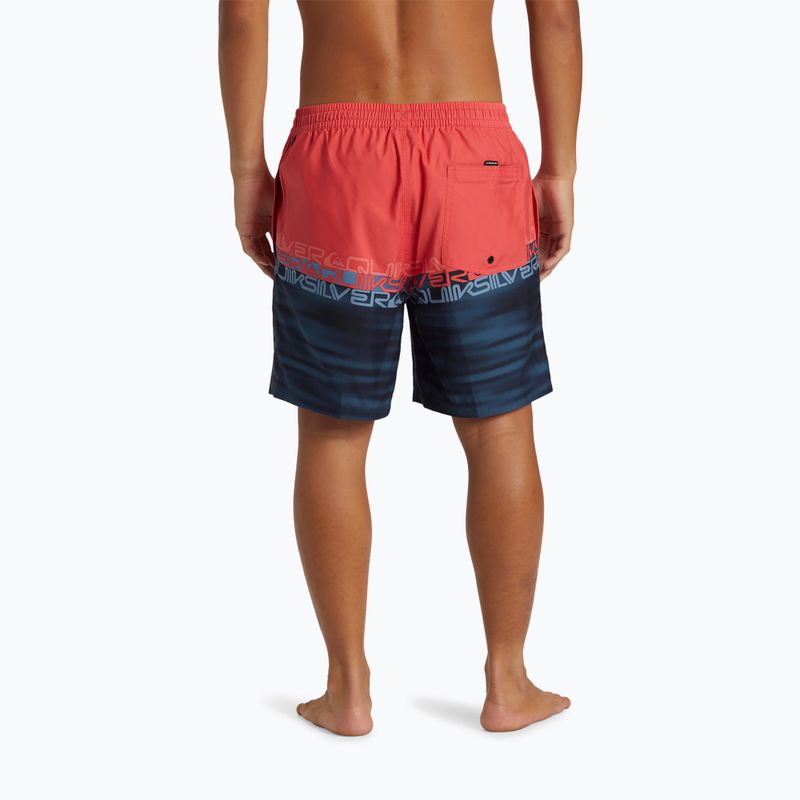 Herren Quiksilver Everyday Wordblock Volley 17 cayenne schwimmen Shorts 5