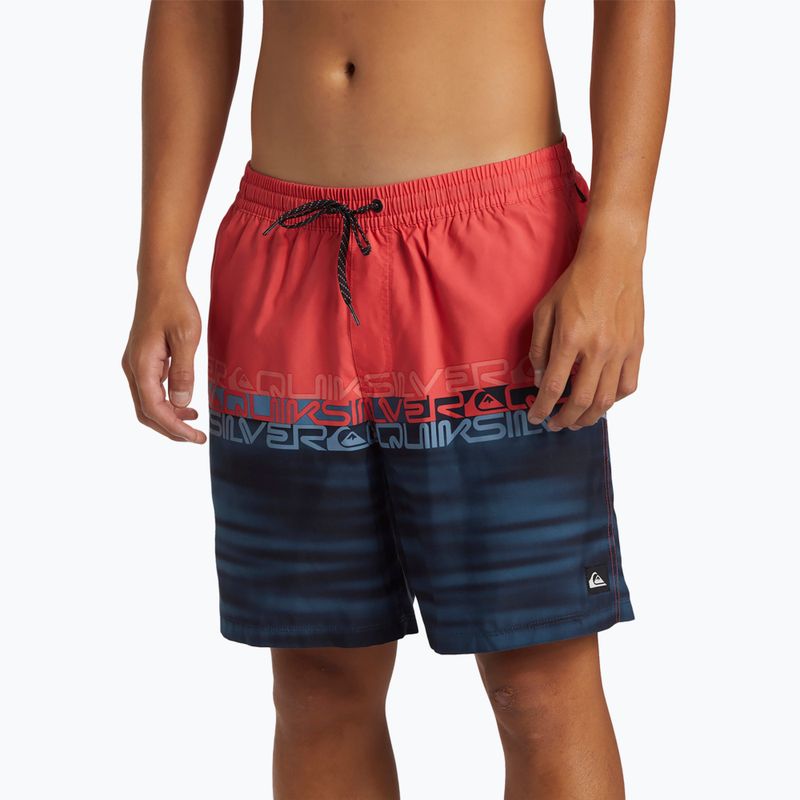 Herren Quiksilver Everyday Wordblock Volley 17 cayenne schwimmen Shorts 6