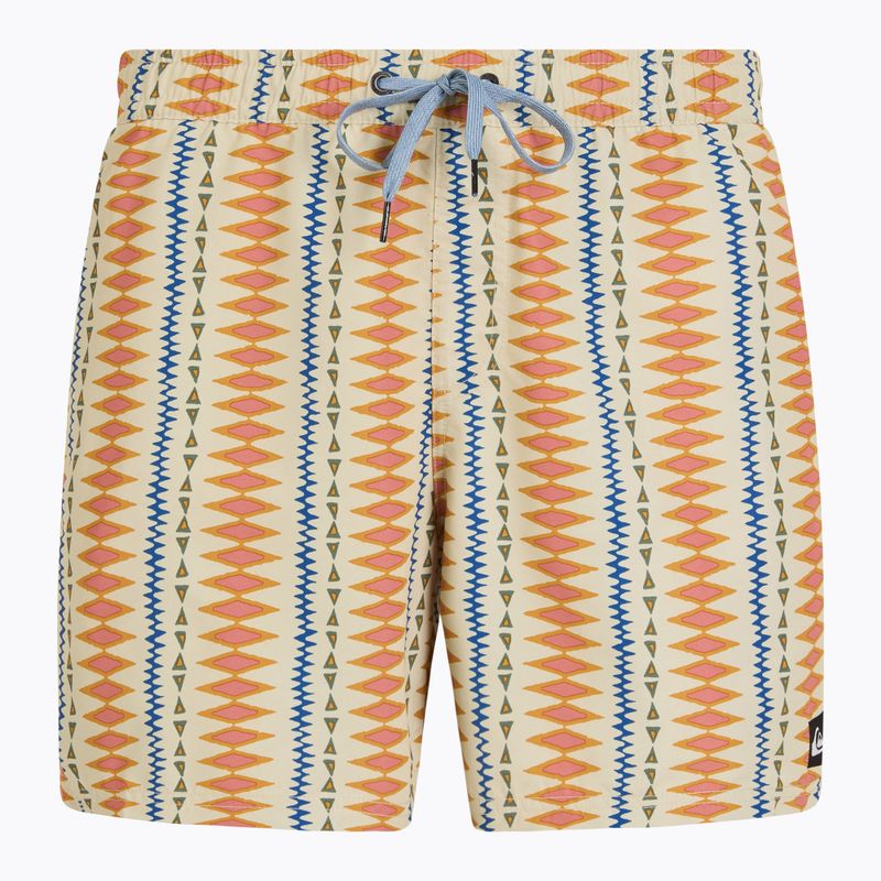 Herren Quiksilver Remade Mix Volley 16 oyster white swim shorts