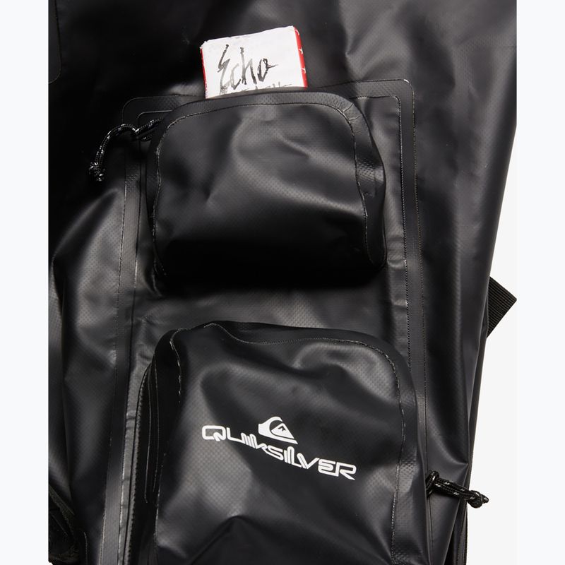 Quiksilver Evening Sesh 35 l schwarz/schwarzer wasserdichter Rucksack 4