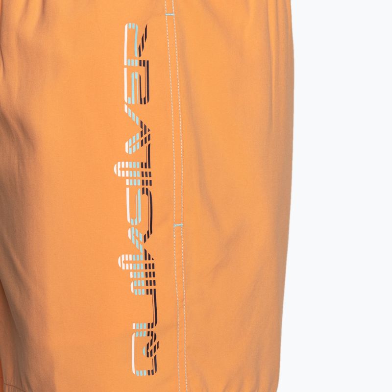 Herren Quiksilver Behind Waves tangerine Badeshorts 3