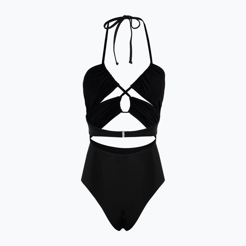 Einteiliger Damen-Badeanzug Billabong Sol Searcher schwarzer Kieselstein 2