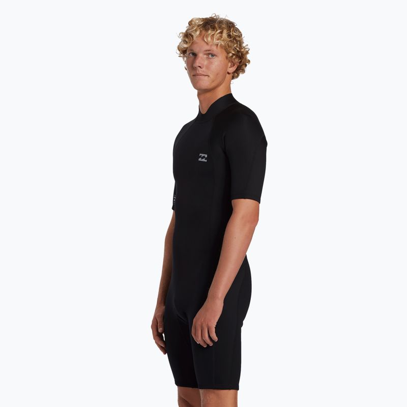 Herren Billabong 2/2 mm Foil FL Spring schwarzer Schwimmschaum 3