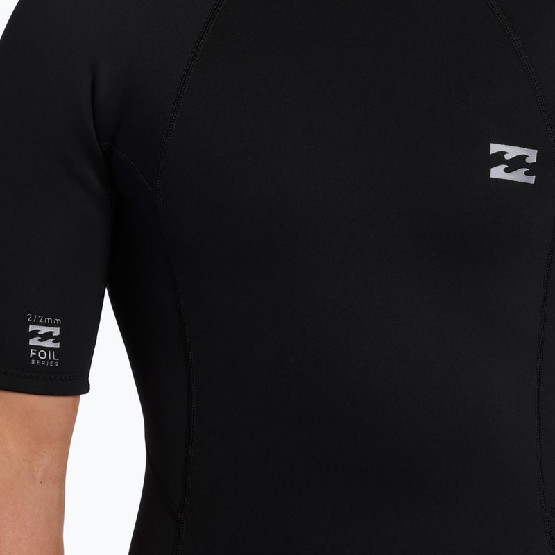 Herren Billabong 2/2 mm Foil FL Spring schwarzer Schwimmschaum 5