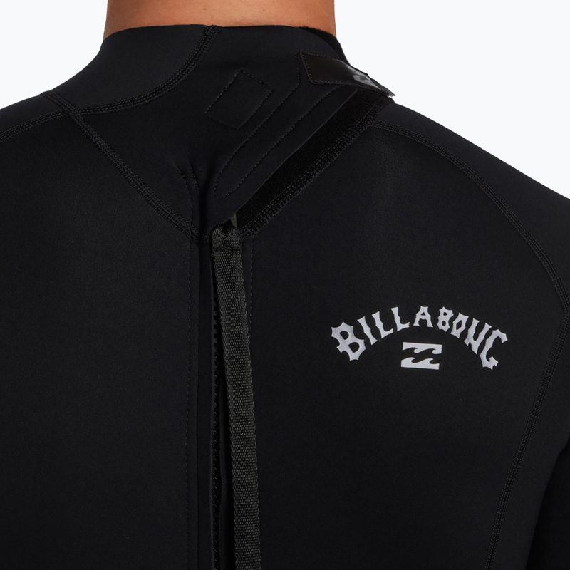 Herren Billabong 2/2 mm Foil FL Spring schwarzer Schwimmschaum 6