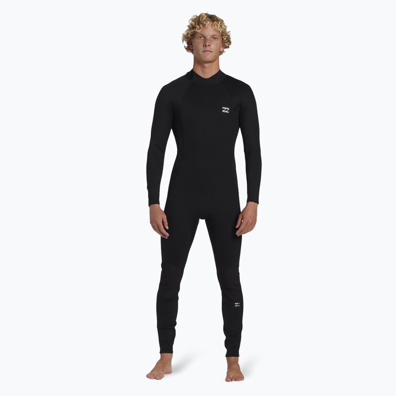 Herren Billabong 3/2 Foil BZ FL schwarz schwimmen Neoprenanzug