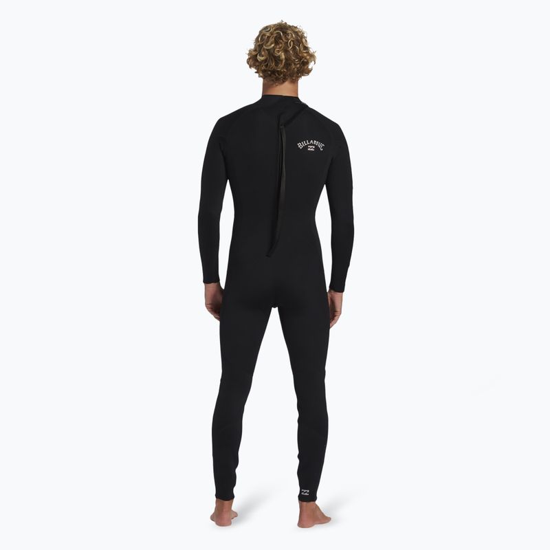 Herren Billabong 3/2 Foil BZ FL schwarz schwimmen Neoprenanzug 3