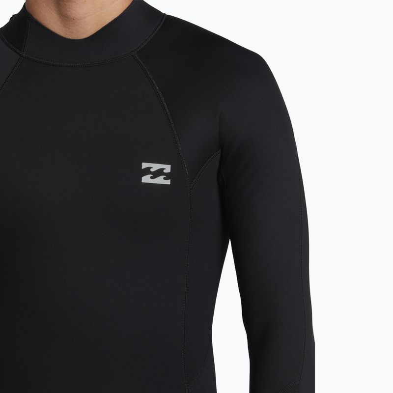 Herren Billabong 3/2 Foil BZ FL schwarz schwimmen Neoprenanzug 4