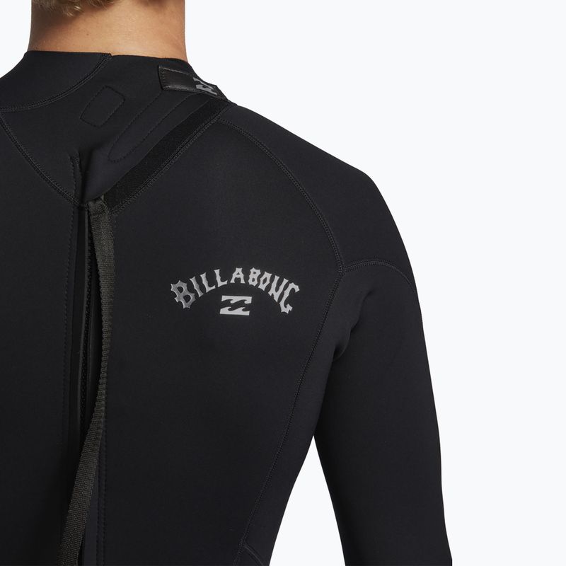 Herren Billabong 3/2 Foil BZ FL schwarz schwimmen Neoprenanzug 6