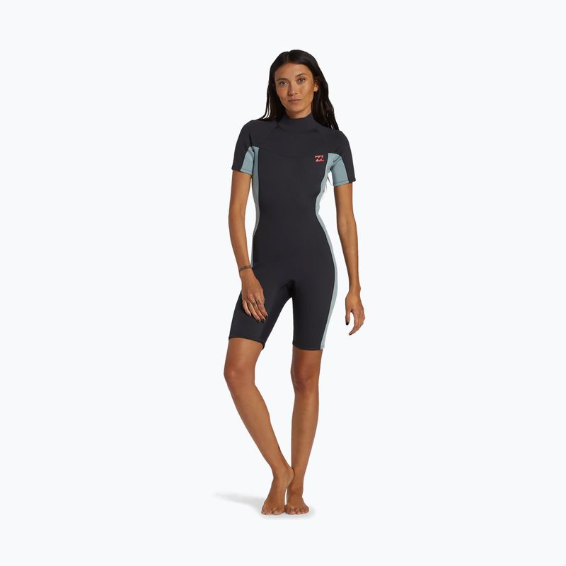 Damen Schwimm-Neoprenanzug Billabong 2/2 mm Foil Spring washed black 2