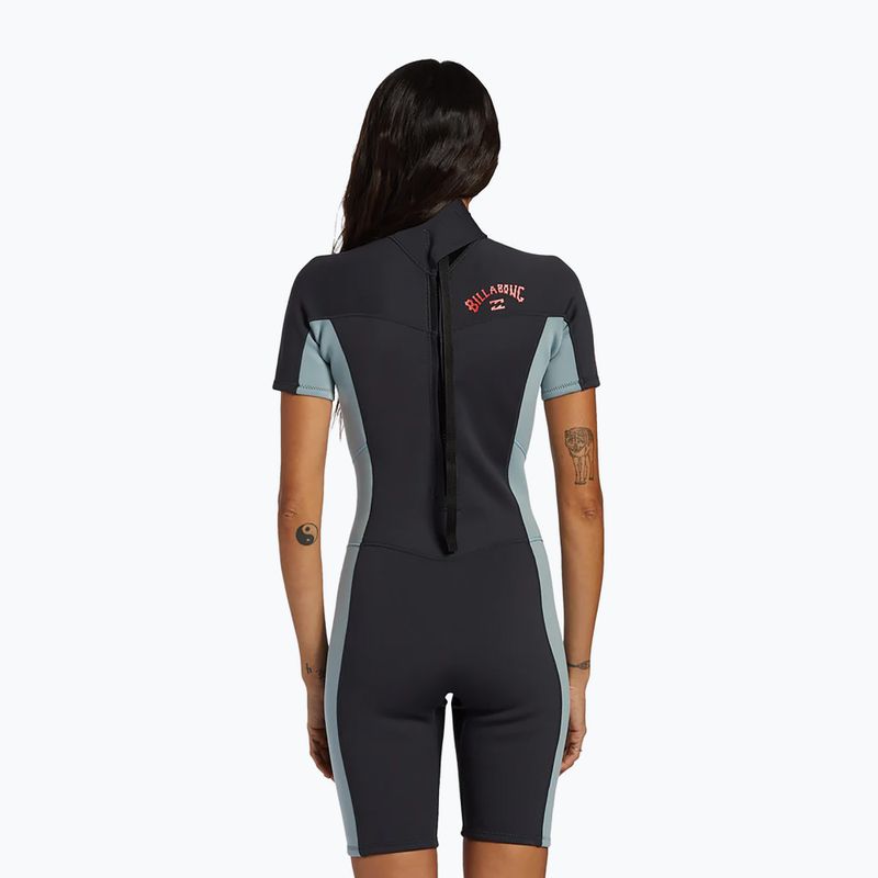 Damen Schwimm-Neoprenanzug Billabong 2/2 mm Foil Spring washed black 3