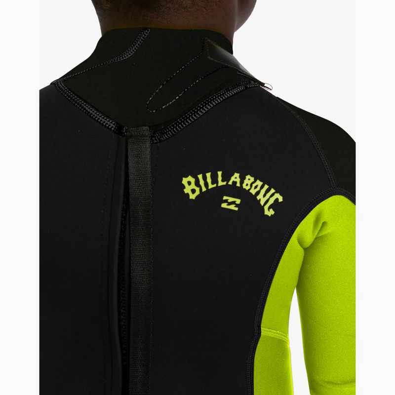 Kinder Billabong 3/2 mm Foil BZ FL fluro lime schwimmen Schaum 5