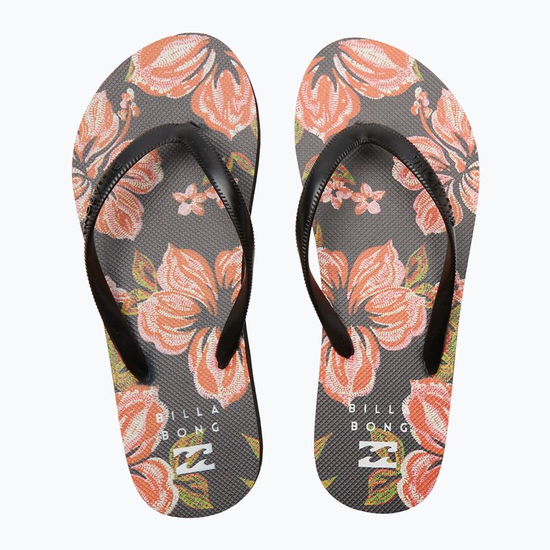 Billabong Dama schwarzer Kieselstein 2 Flip Flops für Frauen 4