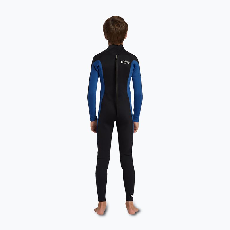 Neoprenanzug Kinder Billabong 4/3 mm Foil Back Zip GBS mid blue 2
