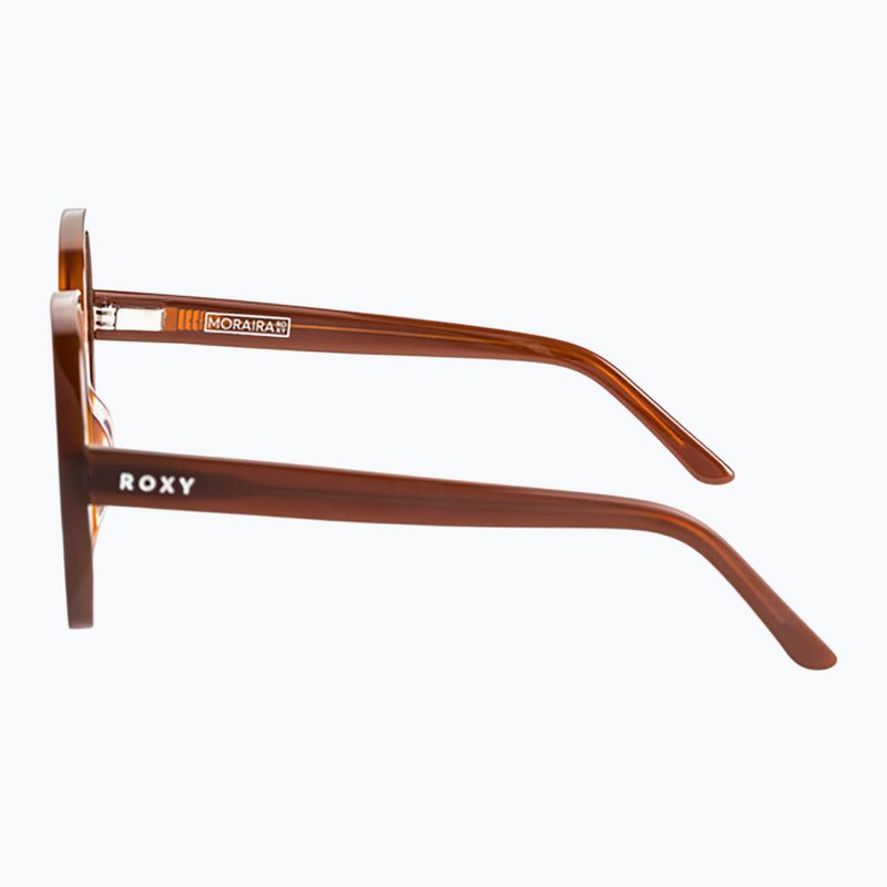 Roxy Moraira glänzende Root Beer/Rosa Sonnenbrille für Frauen 4