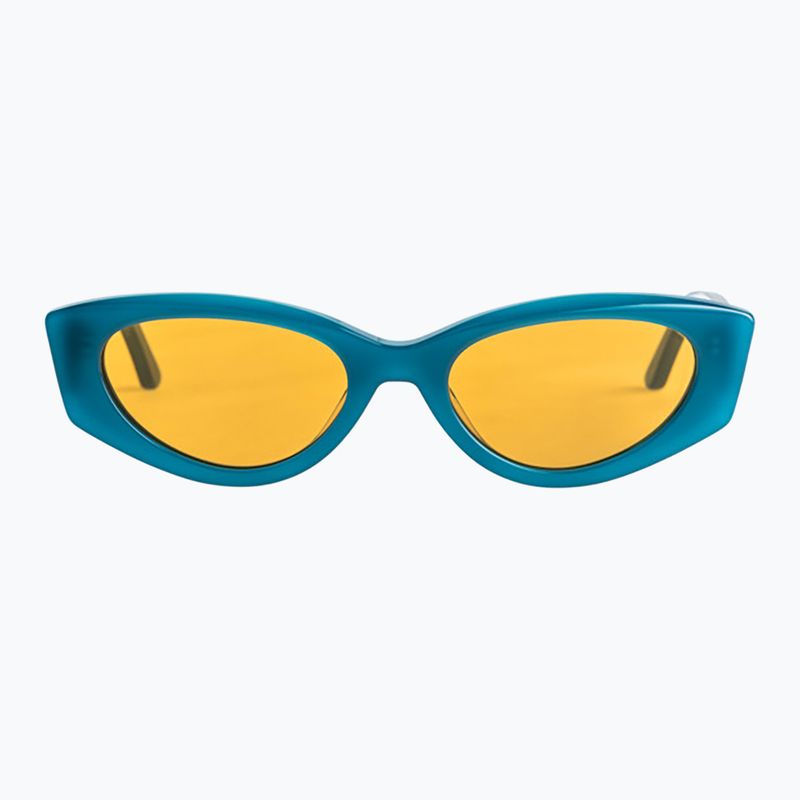 Roxy Vadella glänzende aqua/orange Sonnenbrille für Frauen 2