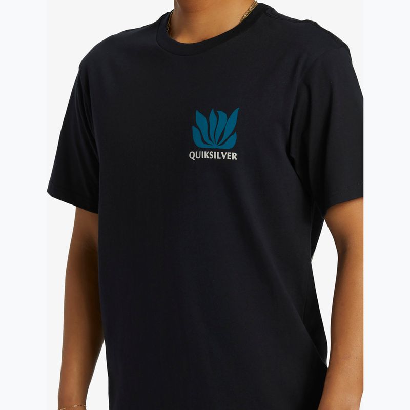 Quiksilver Herren Natural Forms Mor schwarzes T-shirt 3