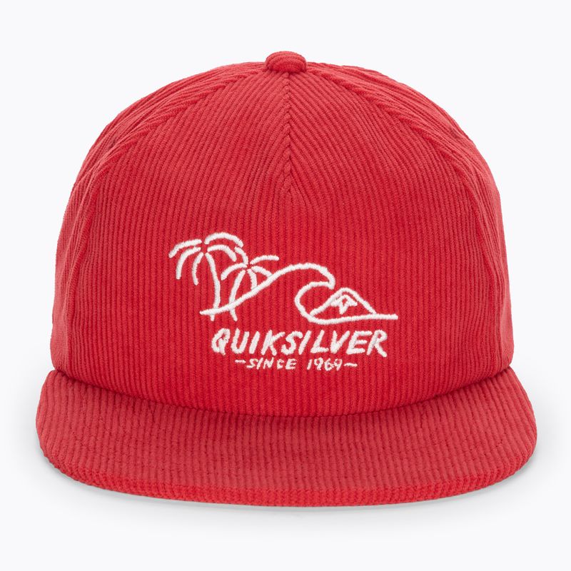 Herren Quiksilver Cord Stretcher hohes Risiko rot Baseballkappe 2