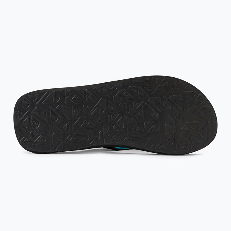 Herren Quiksilver Molokai Layback II Flip Flops blau / schwarz / blau