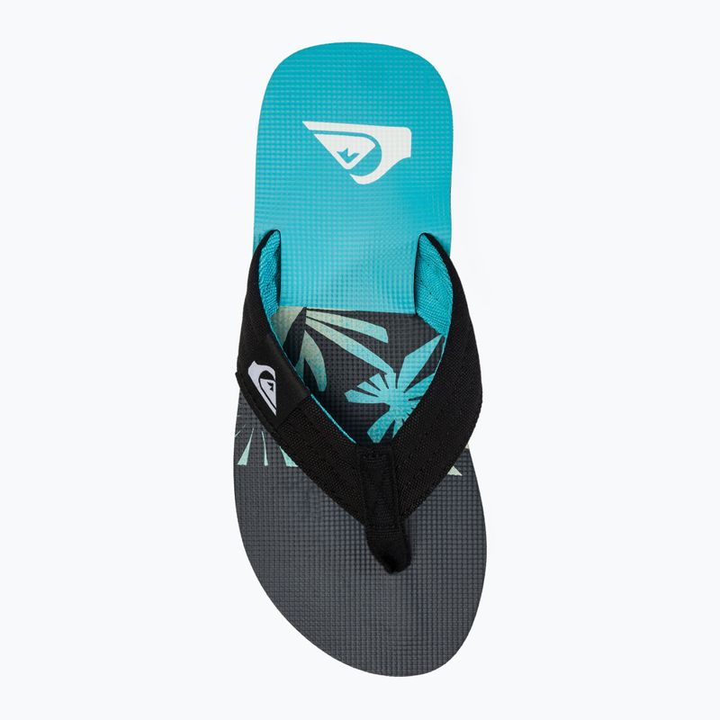 Herren Quiksilver Molokai Layback II Flip Flops blau / schwarz / blau