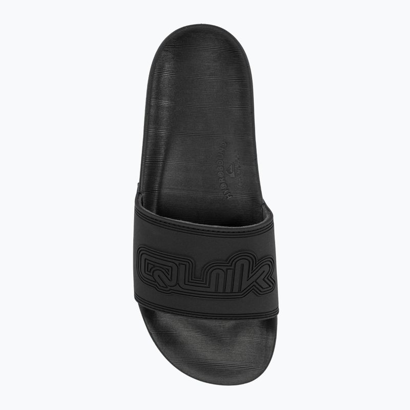 Quiksilver Herren Rivi Wordmark Slide II Flip-Flops schwarz 4 5