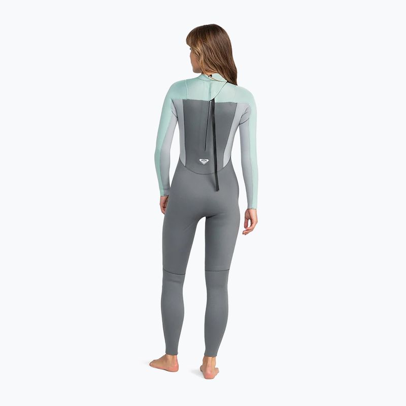 Damen Schwimm-Neoprenanzug ROXY 4/3 mm Prologue Back Zip GBS Wetsuit ice green 2