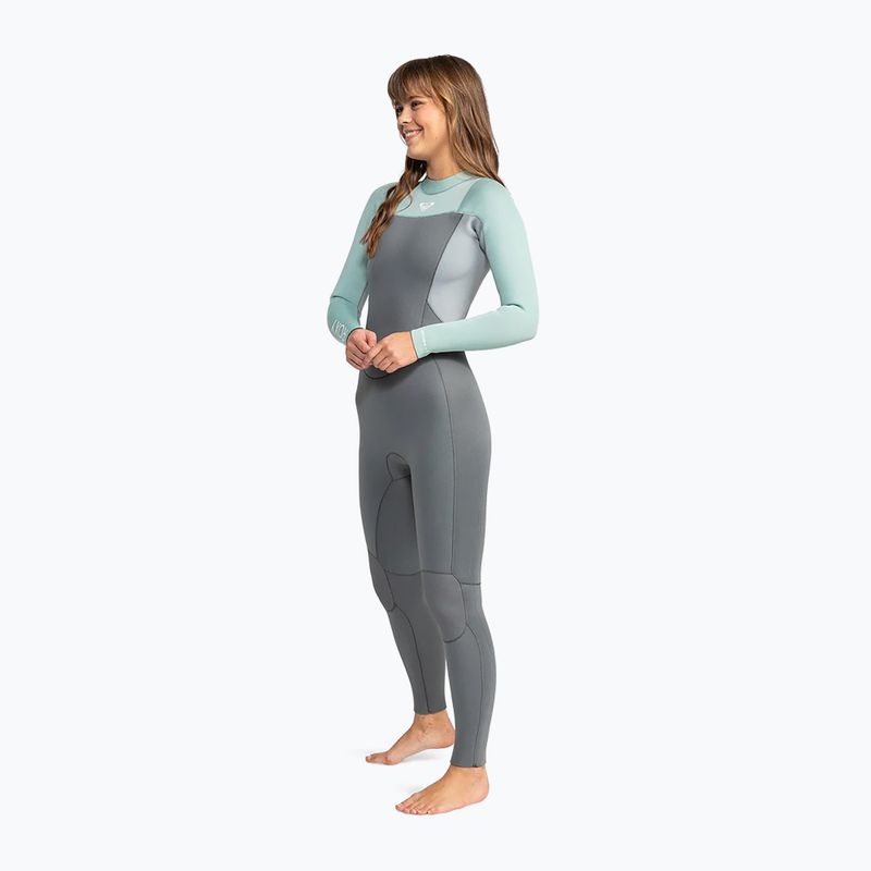 Damen Schwimm-Neoprenanzug ROXY 4/3 mm Prologue Back Zip GBS Wetsuit ice green 3