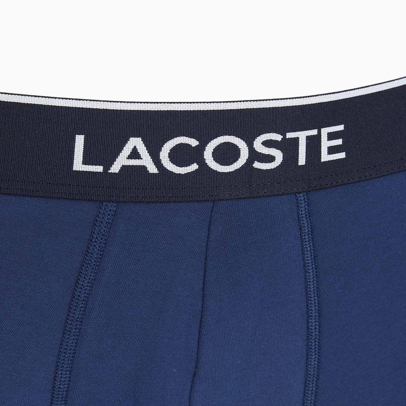 Lacoste Boxershorts 5H3389 W64 3 Paar marineblau/rot methylen 4