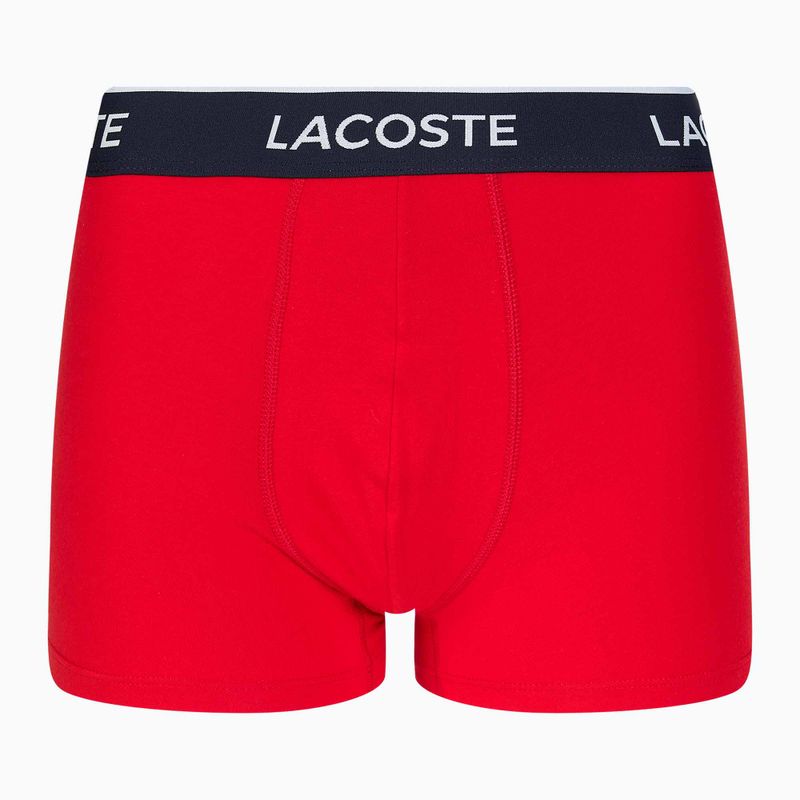 Lacoste Boxershorts 5H3389 W64 3 Paar marineblau/rot methylen 5