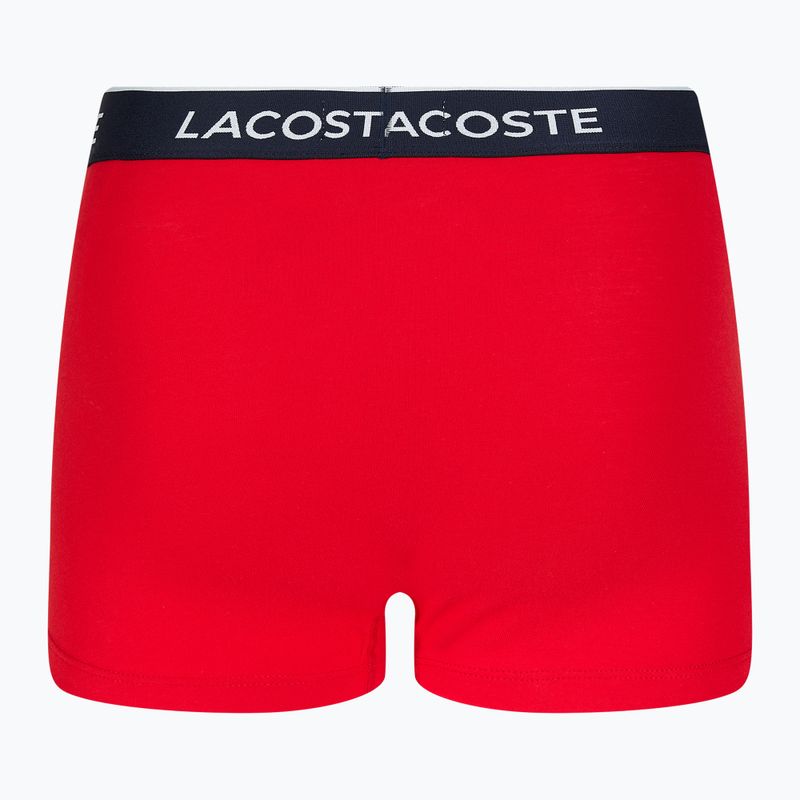 Lacoste Boxershorts 5H3389 W64 3 Paar marineblau/rot methylen 6