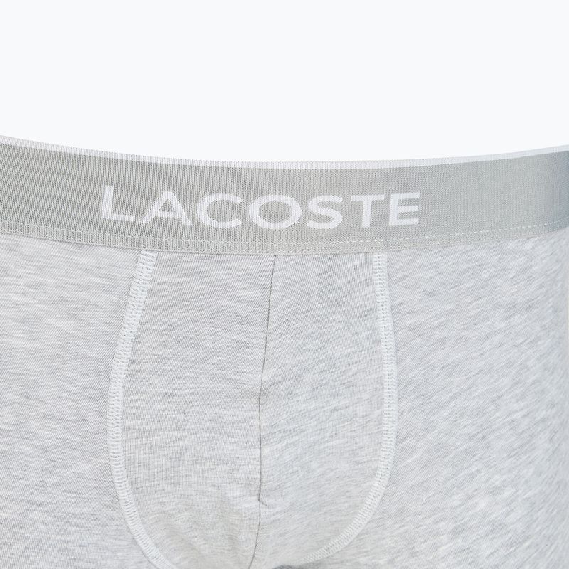 Lacoste Boxershorts 5H3389 NUA 3 Paar schwarz/weiss/silber chine 4